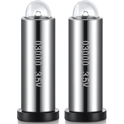 Miniatura 7 de 2 bombillas halógenas de repuesto compatibles con Welch Allyn, lámpara de otoscopio 06500-u de 3.5 V