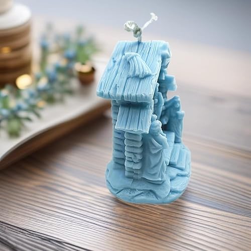 Miniatura 5 de Juego de moldes de silicona para velas de belén 3D, moldes de manualidades de Navidad, regalos para familiares, amigos