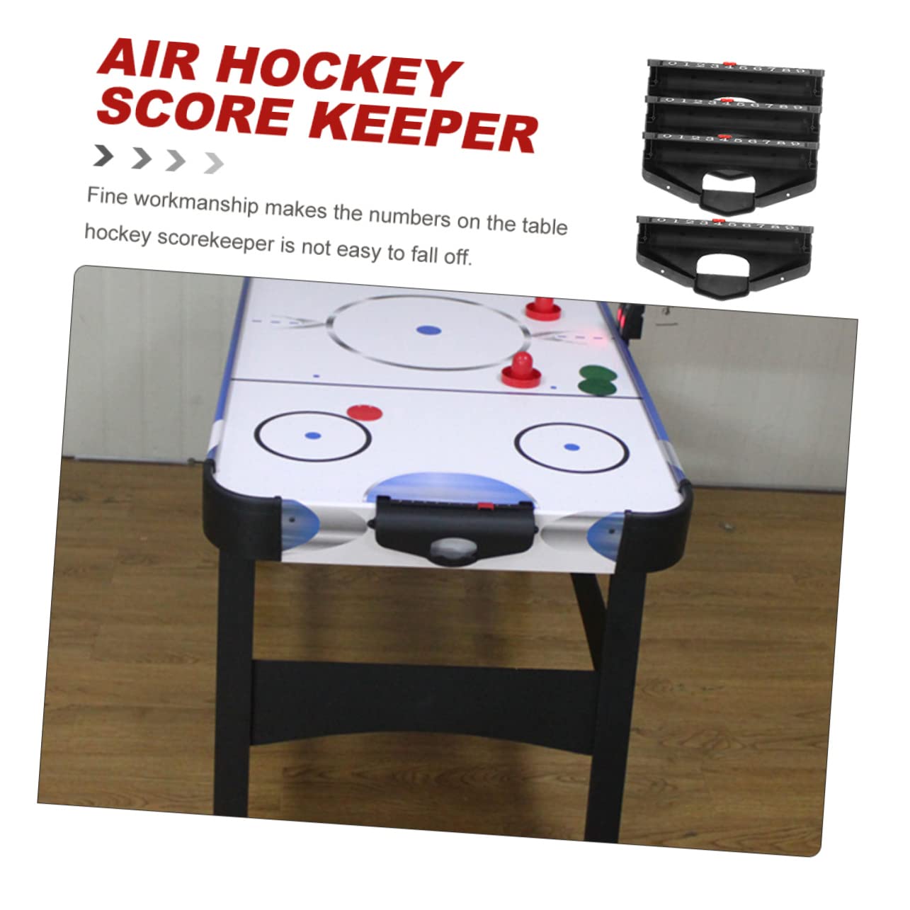 WHAMVOX Plastic Scoring Units for Hockey Table Pieces Air Hockey Score Keepers Score Counter for Boys and Girls