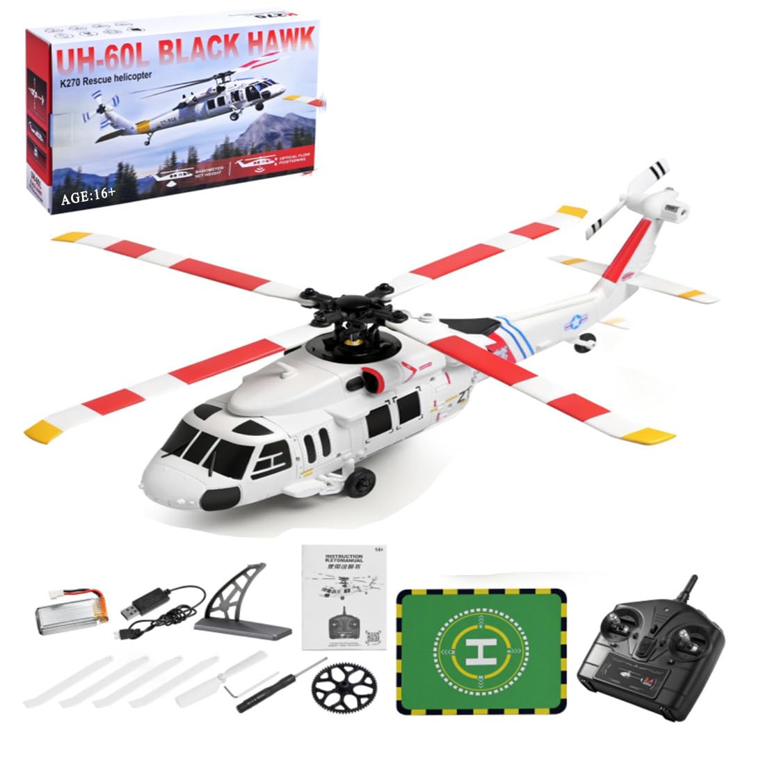 Amazon | K270 UH-60L 170クラス リアルヘリコプターモデル (RTF