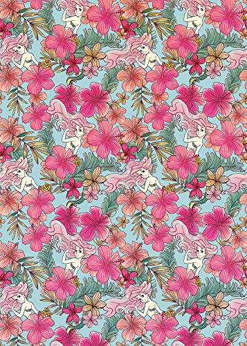 Komar Disney Photo Wallpaper Ariel - Size 200 x 280 cm - Children's Room/Baby Room Decoration Wallpaper, Colourful, 280 x 200 cm - Image 2