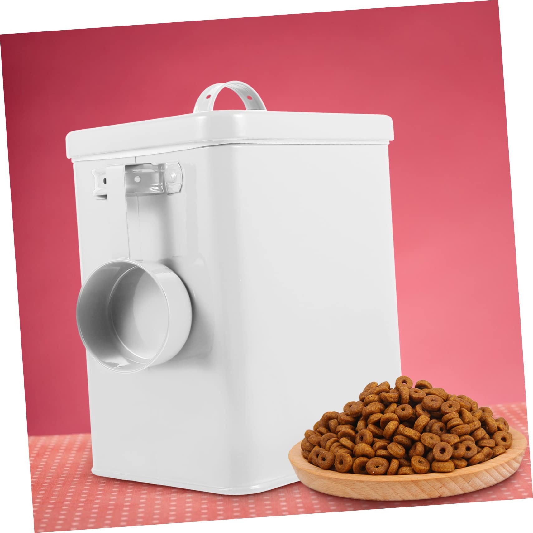 Cabilock Contenedor de Arroz con Tapa Sellada Balde para Ropa Almacenamiento de Harina Recipiente para Alimentos para Mascotas Suministros de Cocina Color