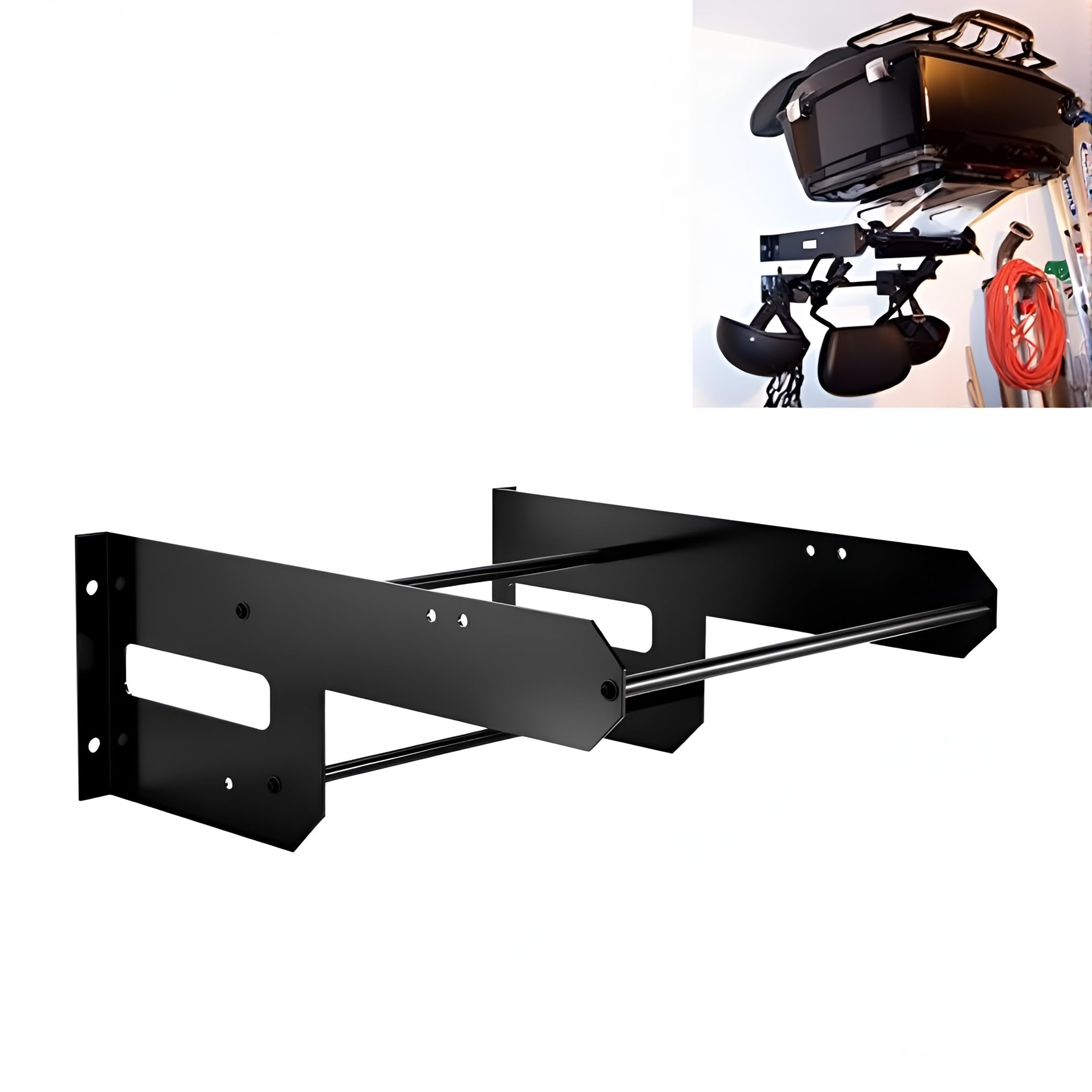 H-D Tour Pack Organizador de equipaje Estantes de equipaje Garaje Desmontables Almacenamiento Depot Estante de pared para Harley Davidson Touring Road King Electra Street Glide