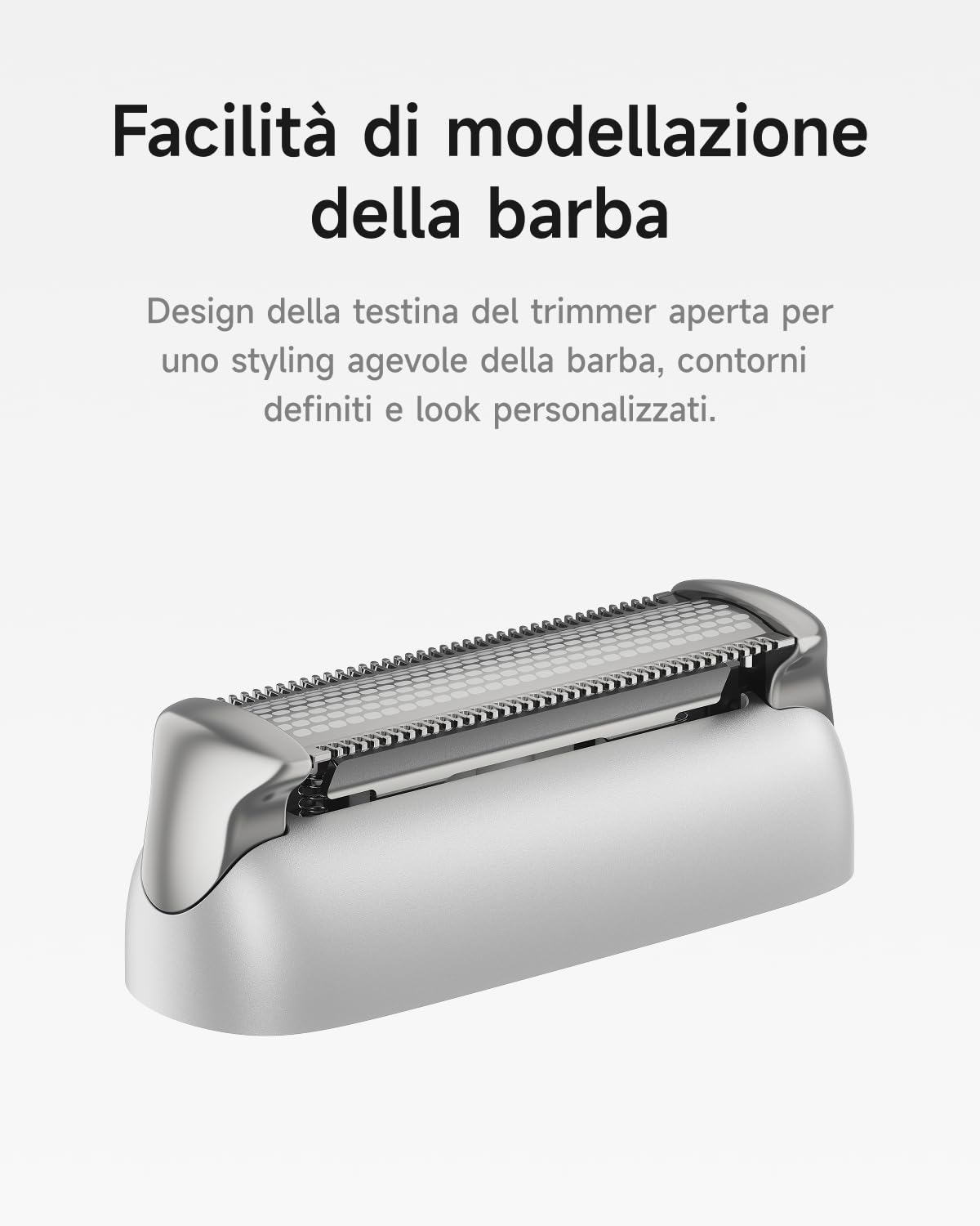 Laifen T1 Pro Rasoio Elettrico, Regolabarba Uomo con Motori ad Alta Velocità Proprietari, 12.000 tagli/min, 3 Trimmer per peli lunghi, Durata della Batteria di 120 Minuti, Impermeabilità IPX7