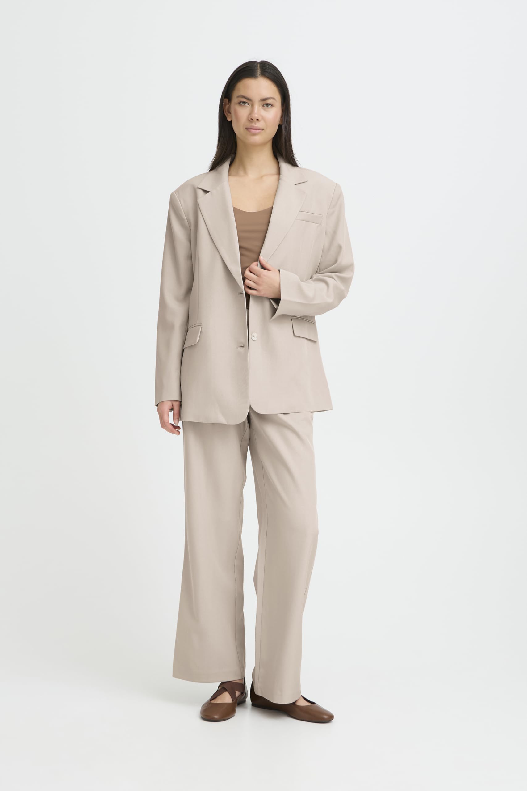 ICHI Nieformalny blezer Kobiety Ihfava Oversize Bl