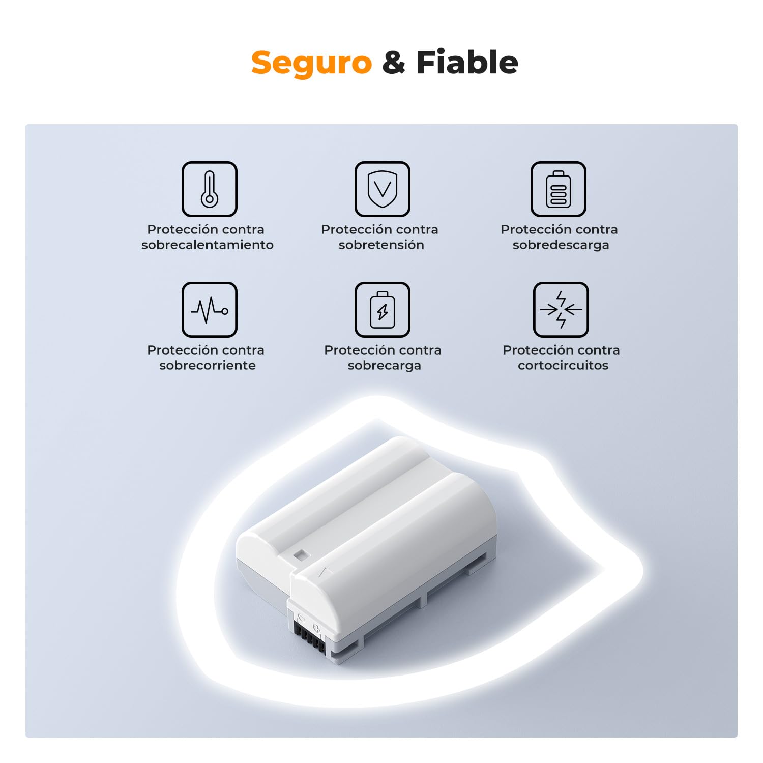 K&F CONCEPT 2600mAh EN-EL15C Batería, USB C 2.5H Fast Chraging Batería Compatible con Cámara Nikon Z8, Z7, Z6, Z7ii, Z6ii, Z5, D850, D810, D810A, D780, D750, D610, D500, D7500, D7200