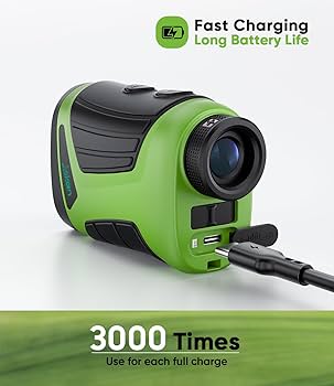 Jiskan Pro Laser Golf Rangefinder with Slope Magnetic 1200
