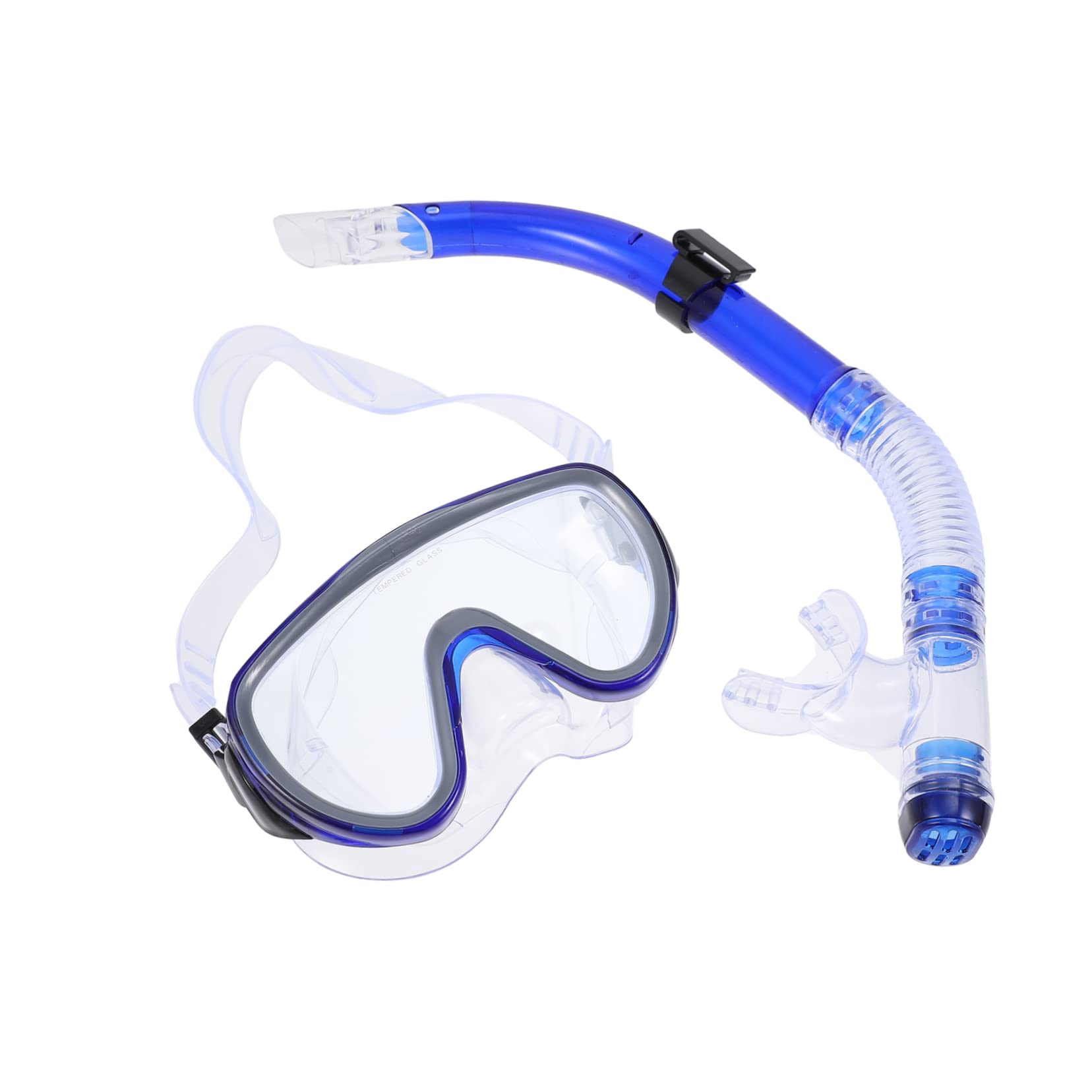 HANABASS Dry Snorkeling Gear Snorkeling Mask and Snorkel Adult Comfortable Silicone Skirt for Leakproofness