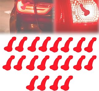 Universal Car Prank Decals, Funny Penis Car Decal Tail Light Prank, Penis Decor Novelty Break Light Sticker, Dick Stickers Waterproof, Funny Penis Decal, Unisex Gag Gift, White Elephant Gift (20PCS)
