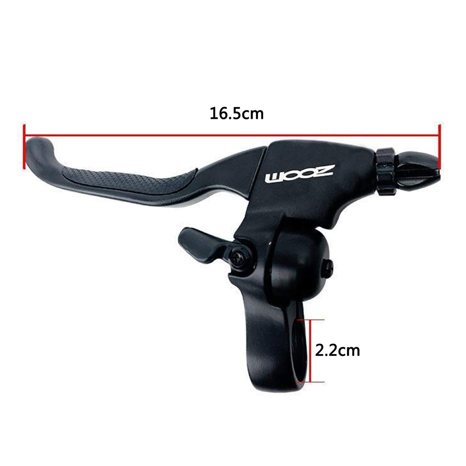 Lot de 3 paires de leviers de frein pour VTT avec anneau de sonnette pour vélo V/C