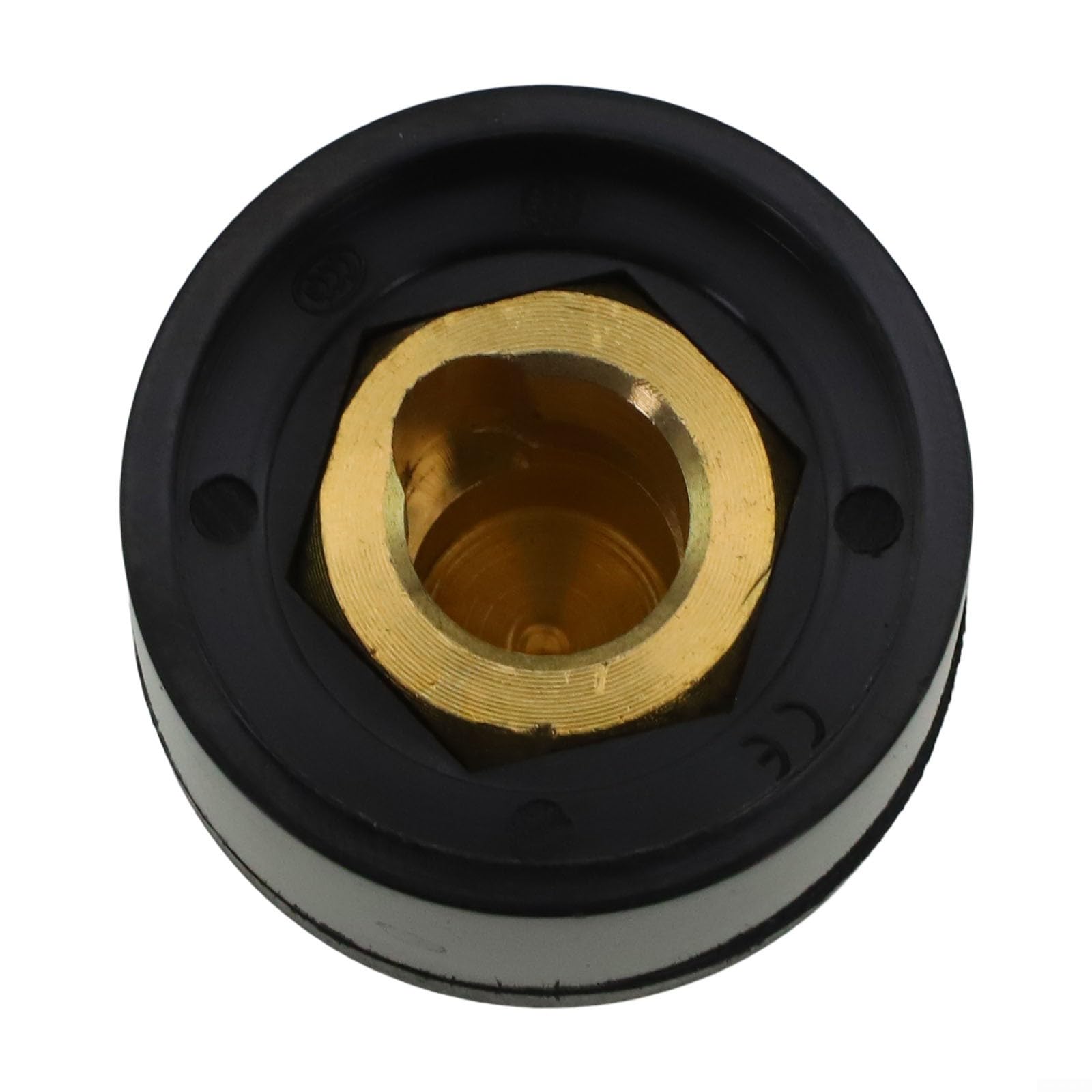 Adaptador de antorcha de soldadura TIG, WP26V 35-50 mm a WP17V 10-25 mm, conector de alimentación de latón macizo para soldadores MIG