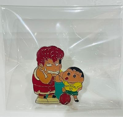 SLAM DUNK 桜木花道 クレヨンしんちゃん ちびまる子ちゃん ピンバッジ