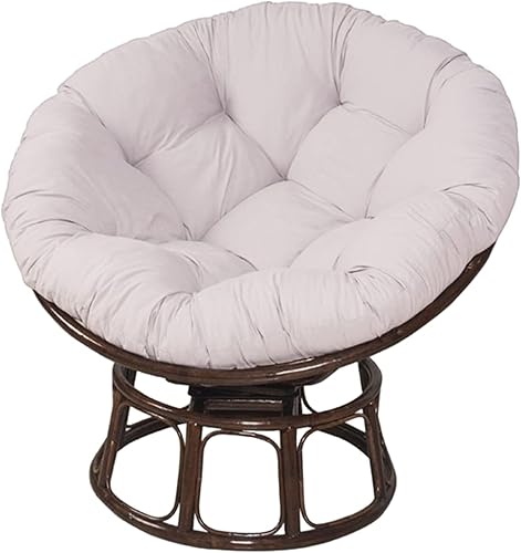 Miniatura 3 de Lifup Papasan - Cojín para silla mecedora, cojín para asiento de hamaca para colgar silla de huevo, sofá plegable para jardín, patio, jardín, silla