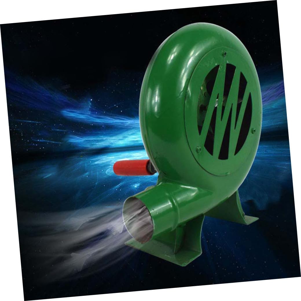 NUOBESTY Hand Crank Fire Blower Portable Bbq Fan Outdoor Camping Fireplace Blower 200w for Grill Fire Starting