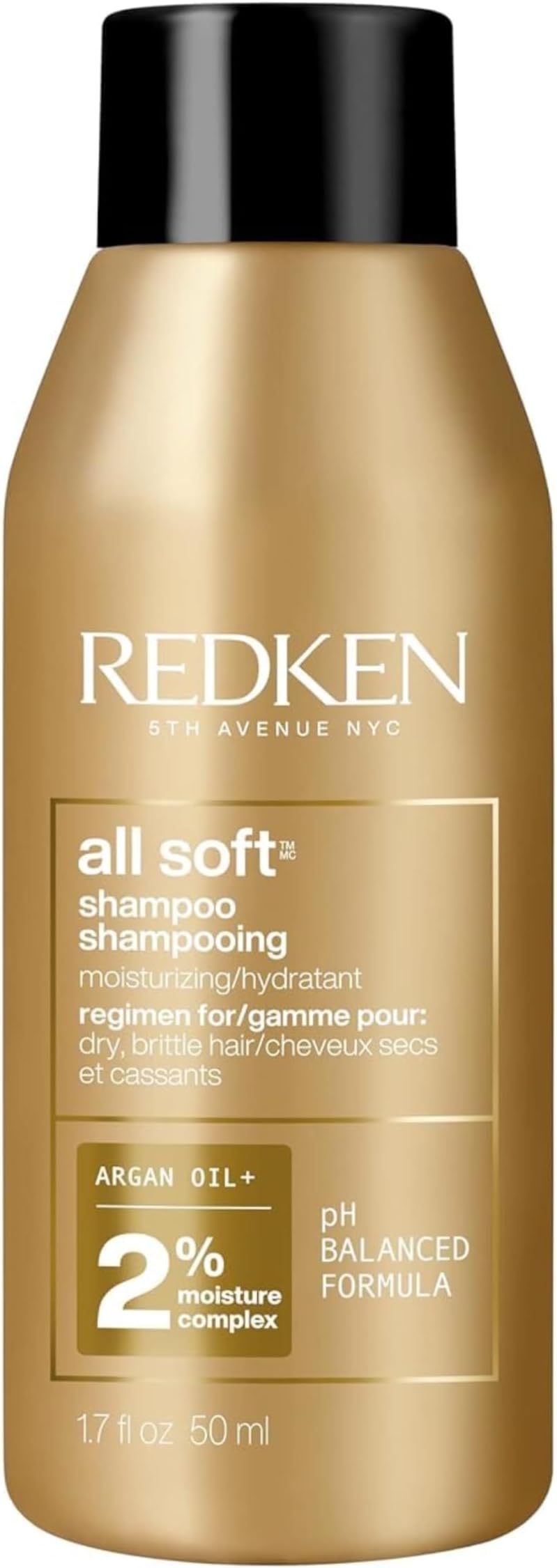 Redken All Soft Shampoo for Unisex - 10.1 oz