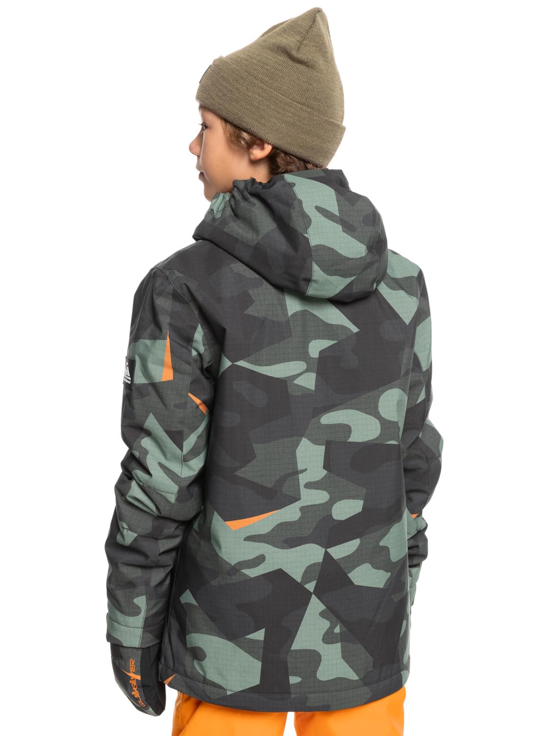 Quiksilver Boy's Mission Printed Shell Jacket