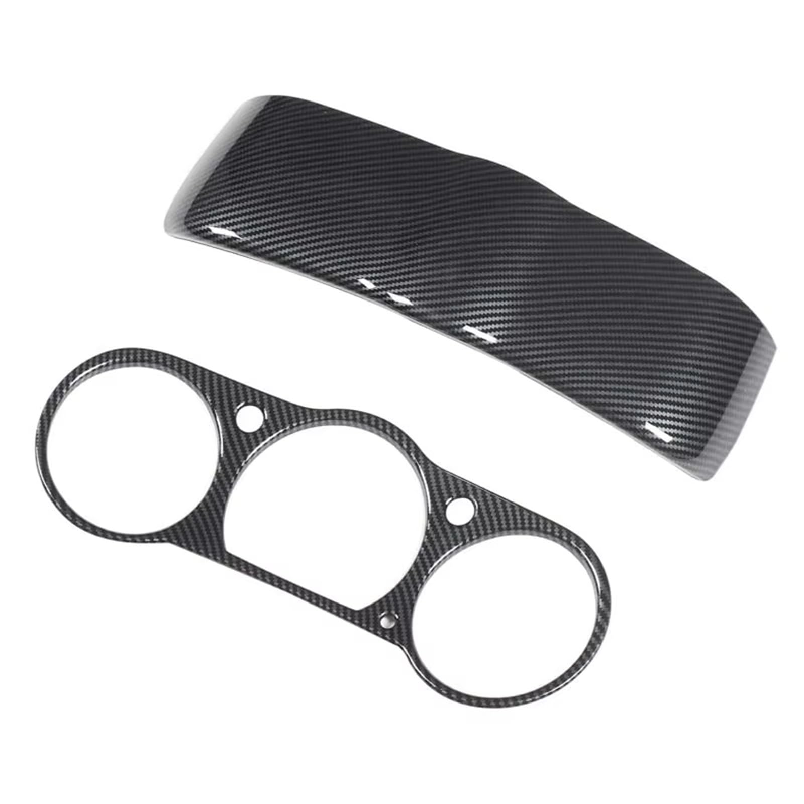 for Nissan for 350Z 2003-2006 ABS Carbon Fiber Car Dashboard Tachometer Panel Decorative Cover Sticker Center Console Control Panel Trim