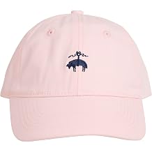 Brooks Brothers Mens Classic 100% Cotton Twill Baseball Cap - Woven Logo One-Size Adjustable Hat