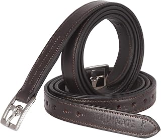Equinate Superior - Correa de piel con hebillas de acero inoxidable