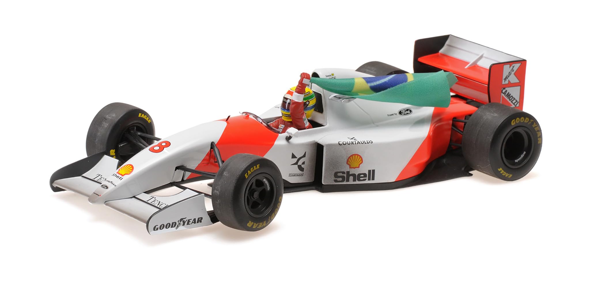 ミニチャンプス MP4/8 1/18 アイルトン・セナ 楽天市場】ミニチャンプス 1/18 マクラーレン アイルトン セナ