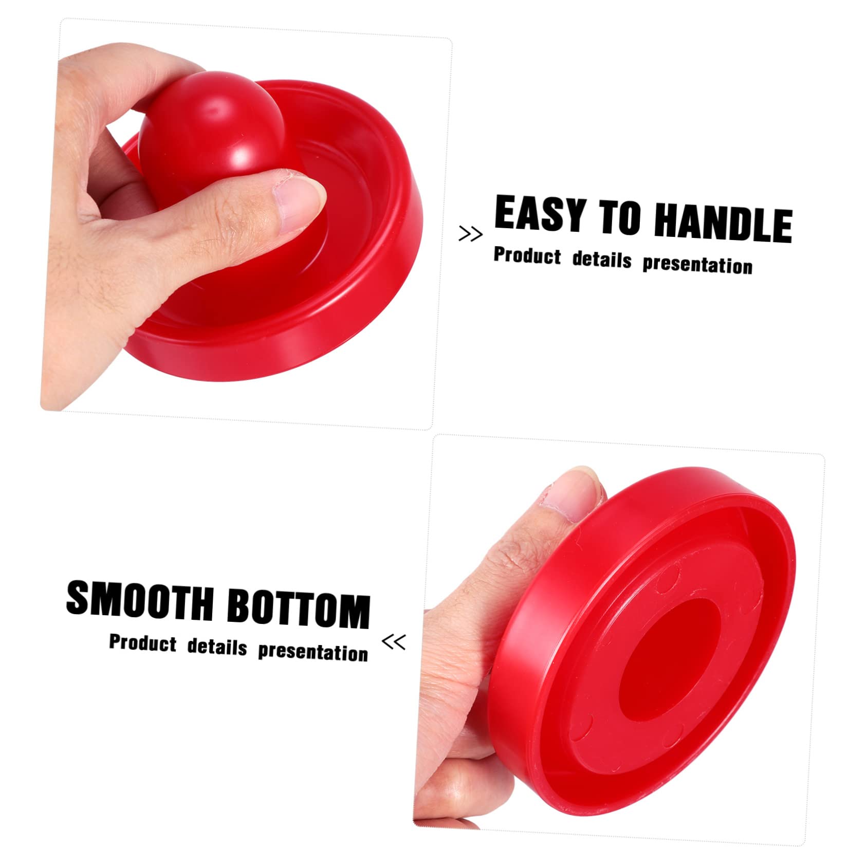 INOOMP Set 1 Gioco da Tavolo Hockey a Soffiaggio Spingitore e Disco in Plastica Resistente ad Alto Impatto, Confortevole da Impugnare, Accessori per Tavolo Hockey a Soffiaggio
