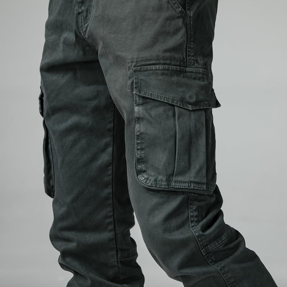 TONY BACKER Pantaloni Casual Uomo Pantaloni Cargo Uomo Pantalone Vintege G6551