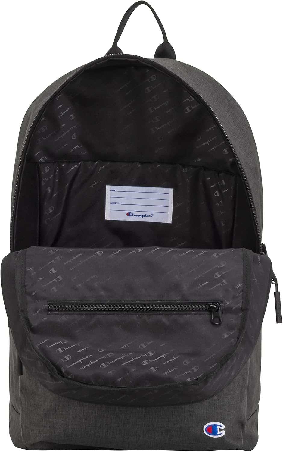 Champion unisex adult Asher Backpack, Heather, One Size US