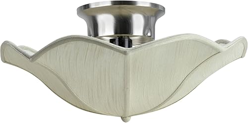 Miniatura 4 de Aspen Creative 39003A Pantalla de lámpara de techo con clip (1 paquete), diseño de transición en amarillo claro, 13 pulgadas de diámetro (13 x 5