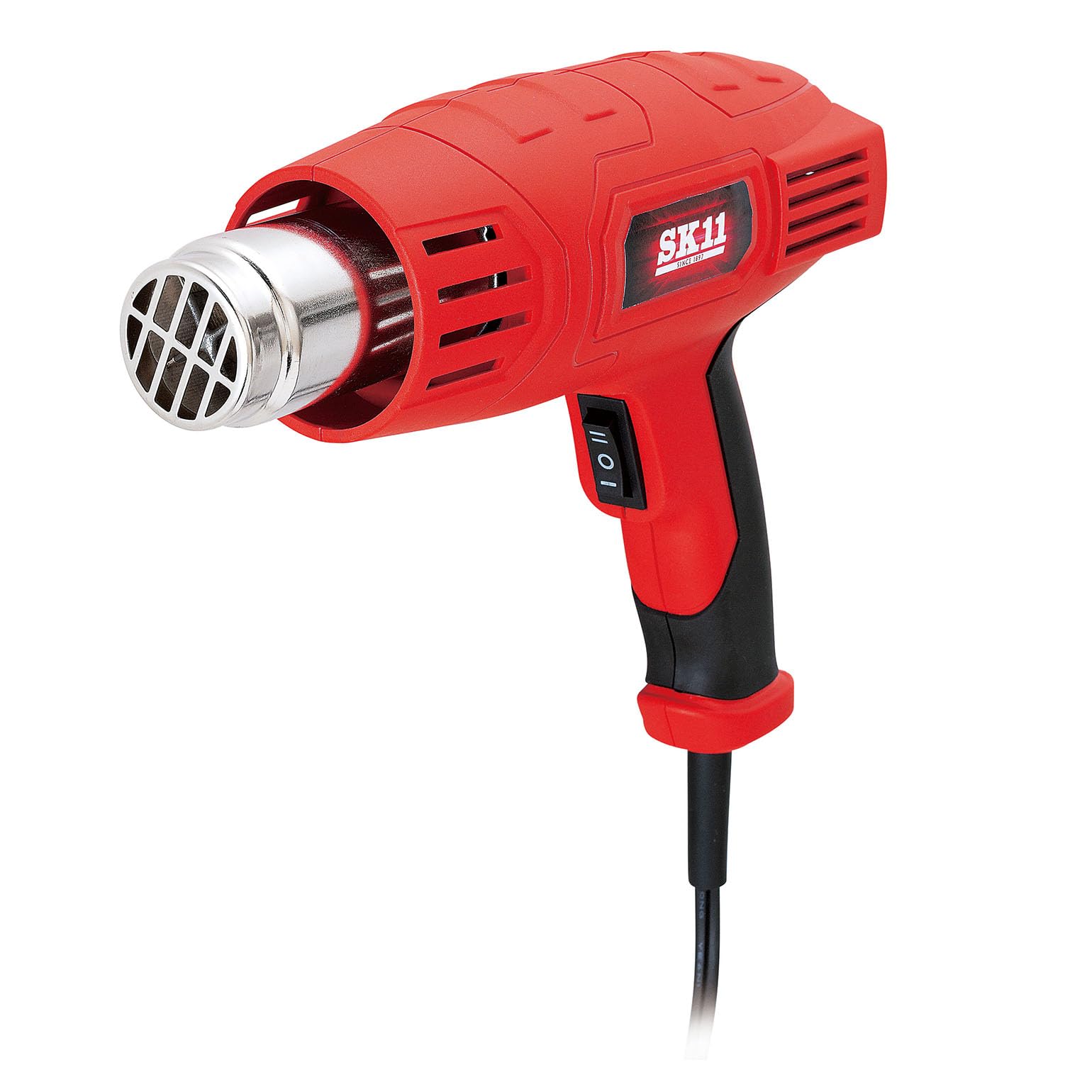 SK11 Corded Heat Gun, AC 100 V/1200 W, 2 Levels of Air Flow and Temperature Adjustment, Freestanding SHG-1200AC : DIY, Tools & Garden