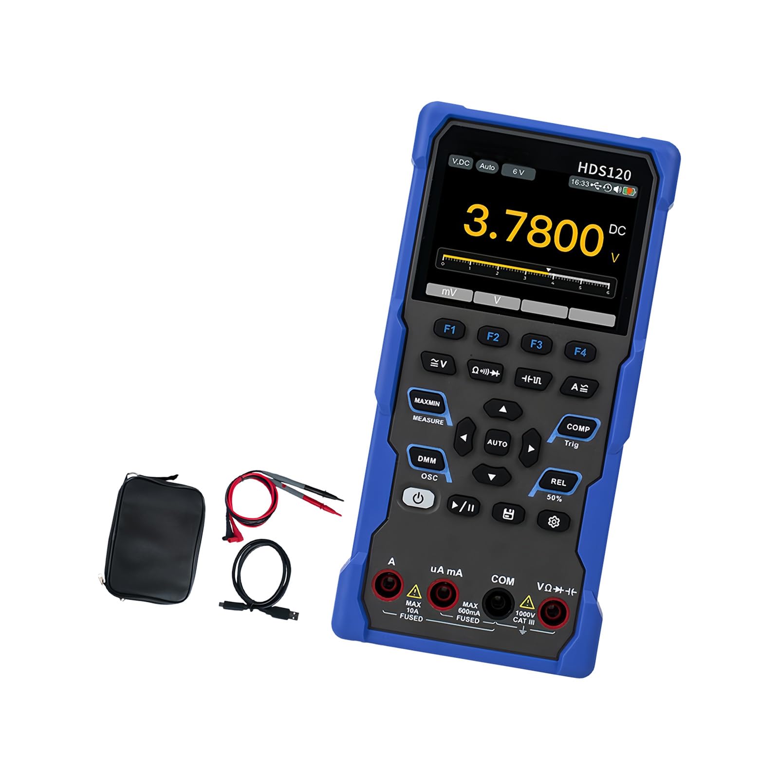 HDS120 Oscilloscope numérique portable 2,8" IPS