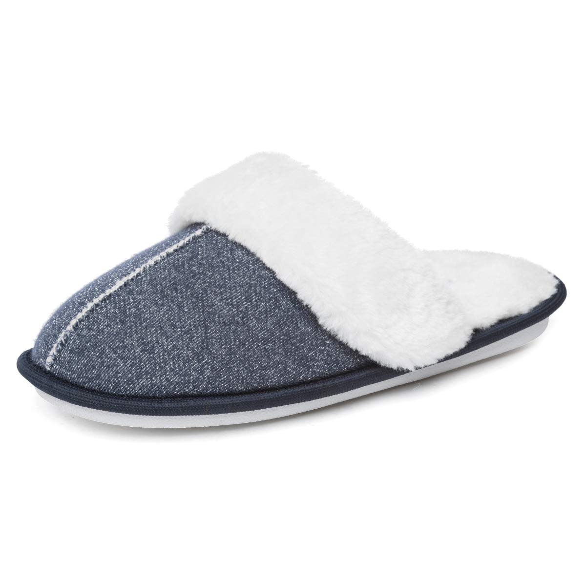 Buy Ladies Slippers Size 3 4 5 6 7 8 Dr Keller Women's Mules Clogs Faux Fur  Lined Warm Wide Fit House Shoes Good Soles Machine Washable Size Online at  desertcartGuernsey