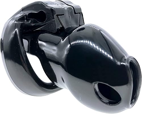 FYJENNICC HT-V4 - Jaula de castidad para hombre, 5 anillos anchos ajustables y 6 colores, apto para principiantes, juguete sexual para adultos con