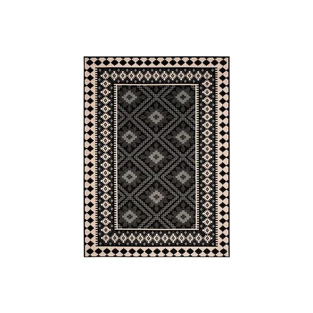 Tapis salon doux lavable en machine 200x250 cm facile d'entretien