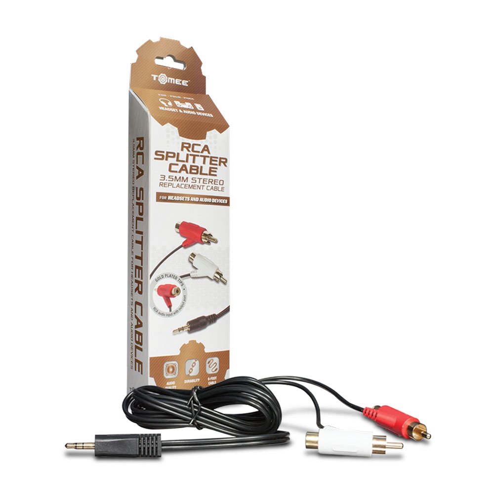 Tomee3.5Mm Rca Stereo Splitter Cable For Headset/Audio Devices