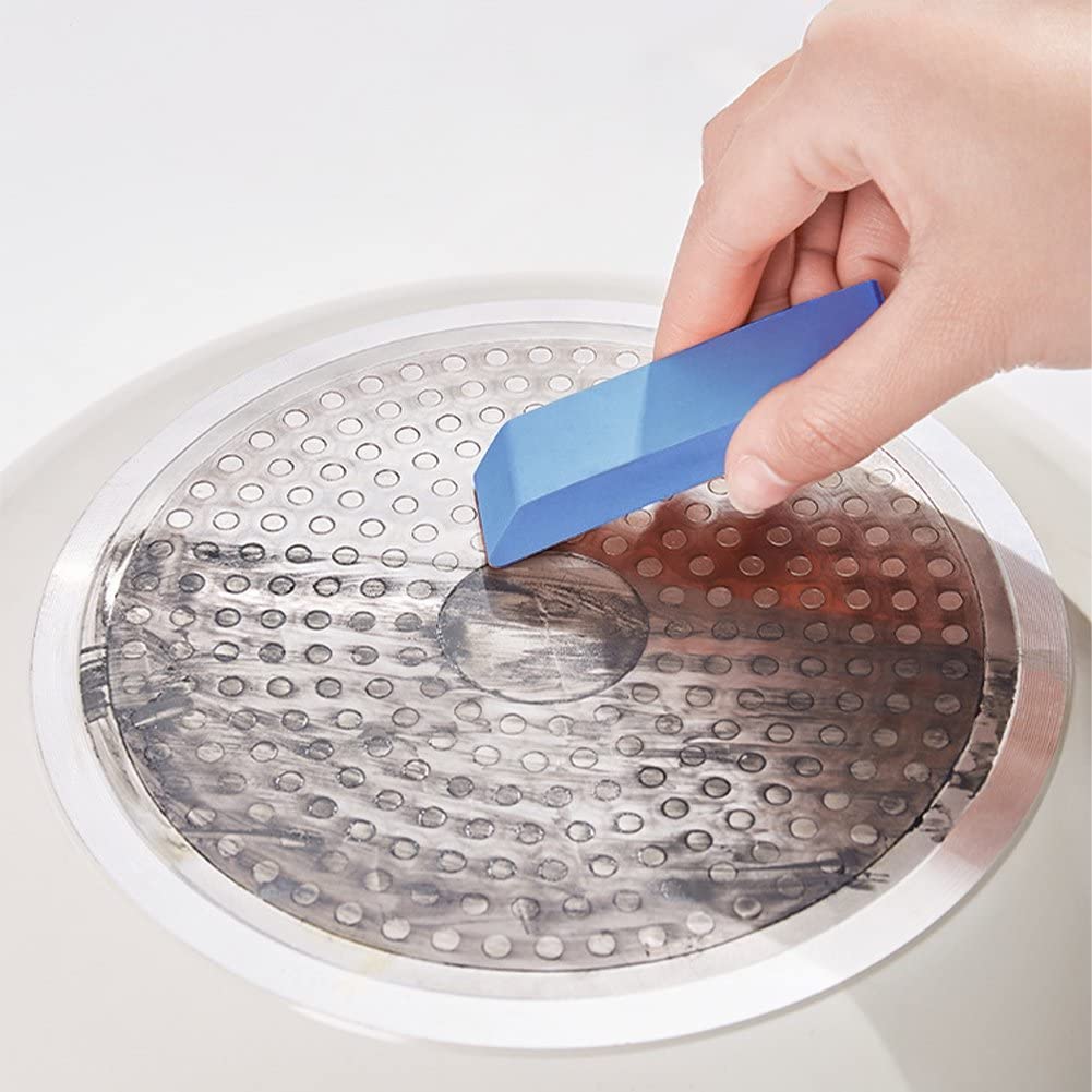 Kolorful Stainless Steel Decontamination Artifact Eraser, Limescale Eraser Rust Remover for Kitchen Home,Magic Stainless Steel Stain Remover Eraser,Rubber Cleaning Eraser for Kitchen & Bedroom (1) 3