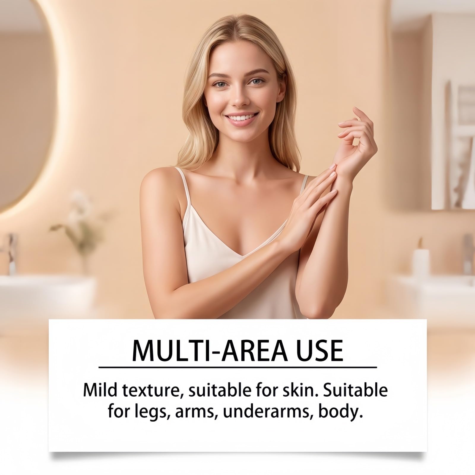 Générique Crema depilatoria intima 100 g, per gambe braccio, petto pancia, ascelle, casa, spiaggia, matrimonio, nuoto