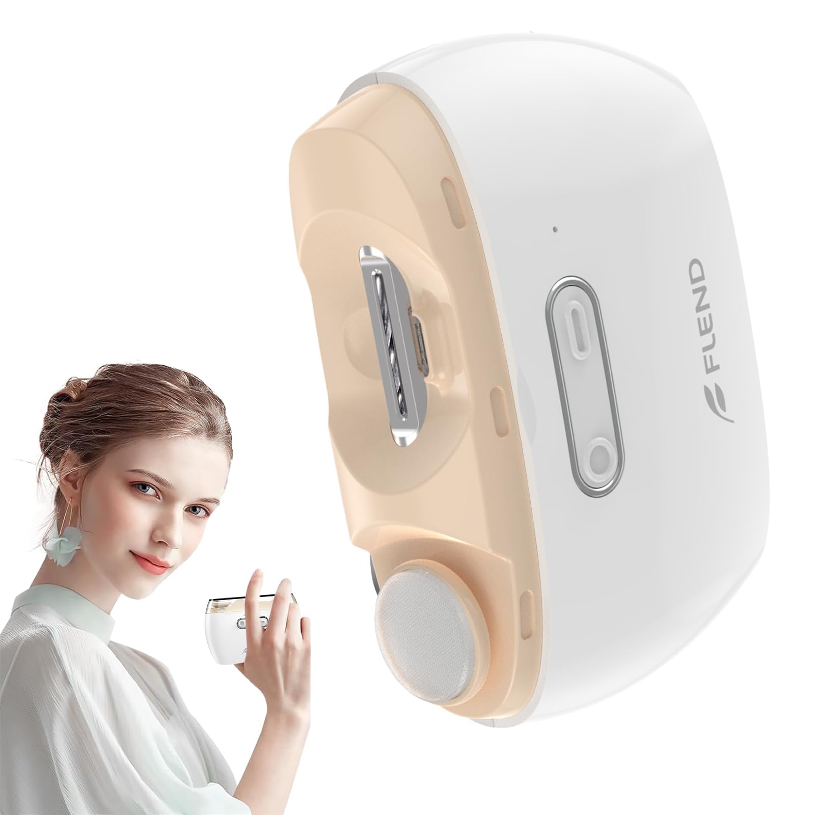 Elektrischer Nagelknipser, Elektrischer Nagelschneider Geeignet für Kinder, Erwachsene und Ältere, Automatischer Nagelknipser mit 2 Einstellbaren Geschwindigkeiten, Nagelknipser mit LED-Licht und Chip