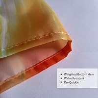 Vista 7 de Cortina de ducha de saguaros americanos, paisaje occidental, puesta de sol, cactus del desierto, cortinas de baño, escena natural, impermeable