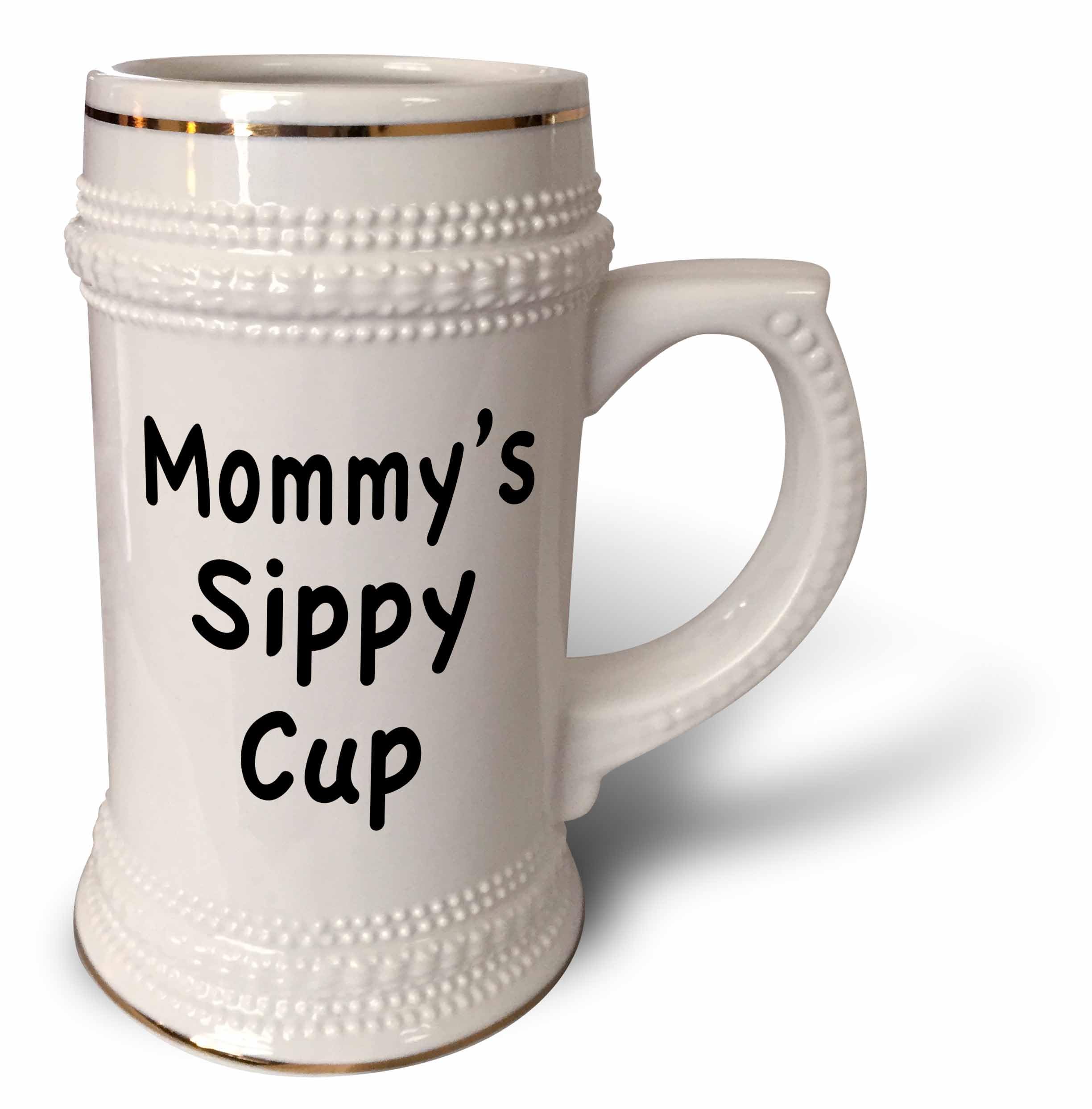 3dRose Mommy's Schnabeltasse – Stein Tasse, 510 ml (stn_149872_1), 625 ml, weiß