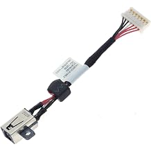 DC Power Jack Cable for Dell XPS 15-9550 XPS 15-9560, Precision 15-5510 Series, P/N 64TM0 064TM0 AAM00 DC30100X300, 7-Wire 7-Pin, Plug in