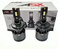 Par De Lampada Ultra Led Asx H7-70w 10000 Lúmens 6000k
