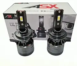 Par De Lampada Ultra Led Asx H7-70w 10000 Lúmens 6000k
