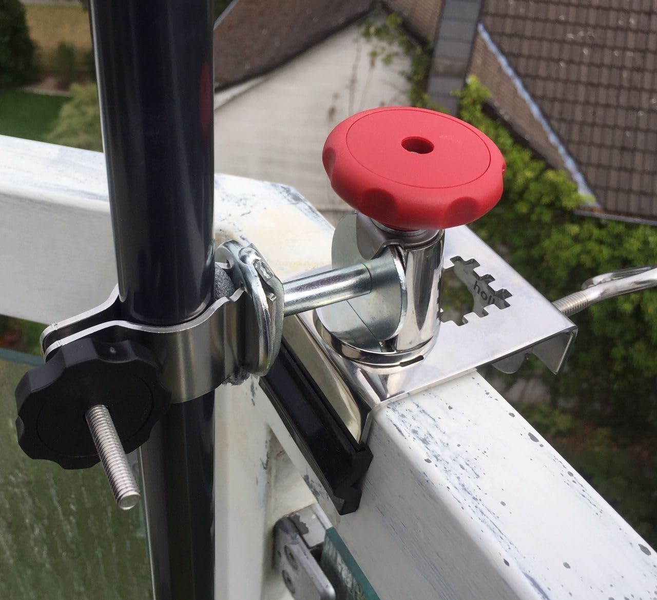 Aktion - NEU 2 STÜCK Edelstahl-KONUS 55 mm ø SCHIRME MEHRZWECKHALTERUNG - 30 mm Stöcke - PATENTIERT by Holly -