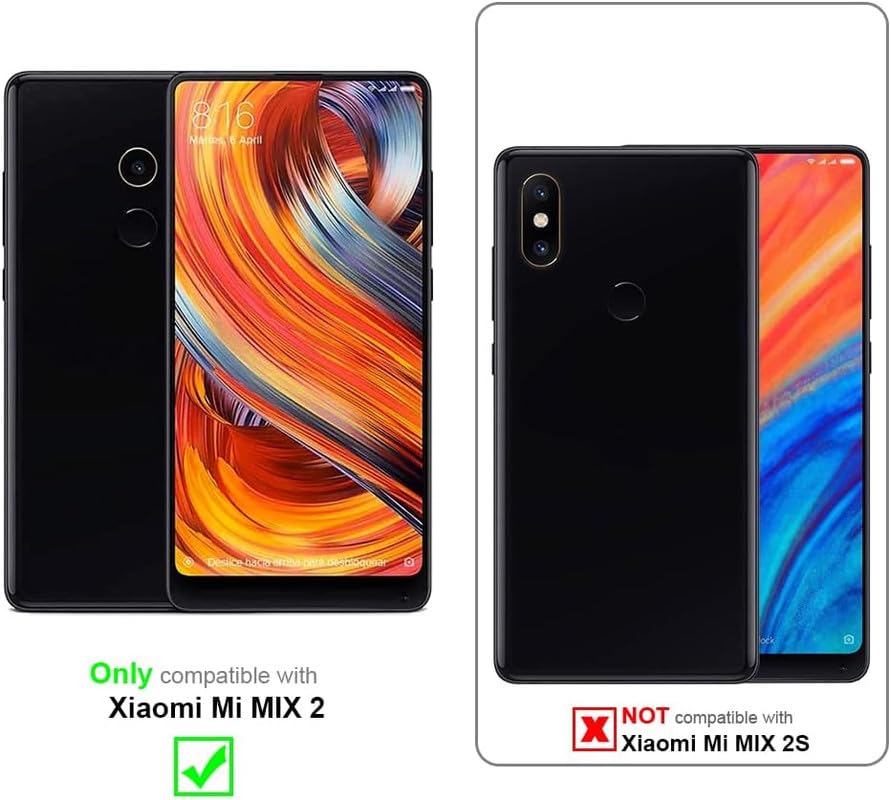 Image of ELICA Shockproof Perfect Fitting Rubber Hybrid Edge to Edge Side Protector for Xiaomi Mi Mix 2 - Black