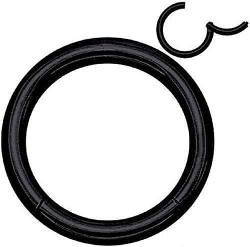 Miniatura 9 de WildKlass Jewely Septum - Anillo de acero quirúrgico para nariz 316L sin costuras se vende individualmente