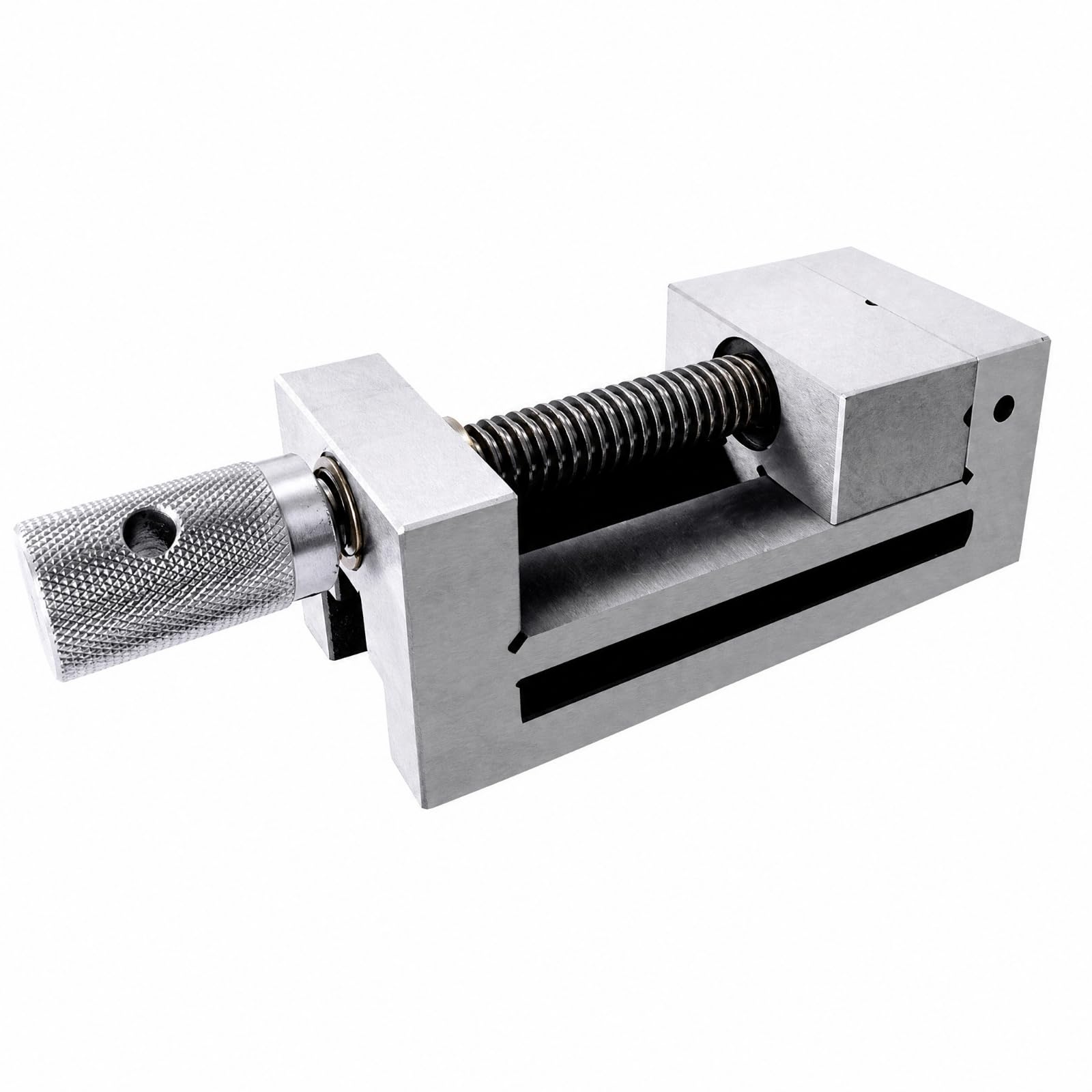Almencla Abrazara jeción Mesa Estable | 58-62, morsa Banco Precisión, Mango Giratorio Moleteado, morsa Manual con Llave Operación Incluida, 4IN, Acero Para Herramientas