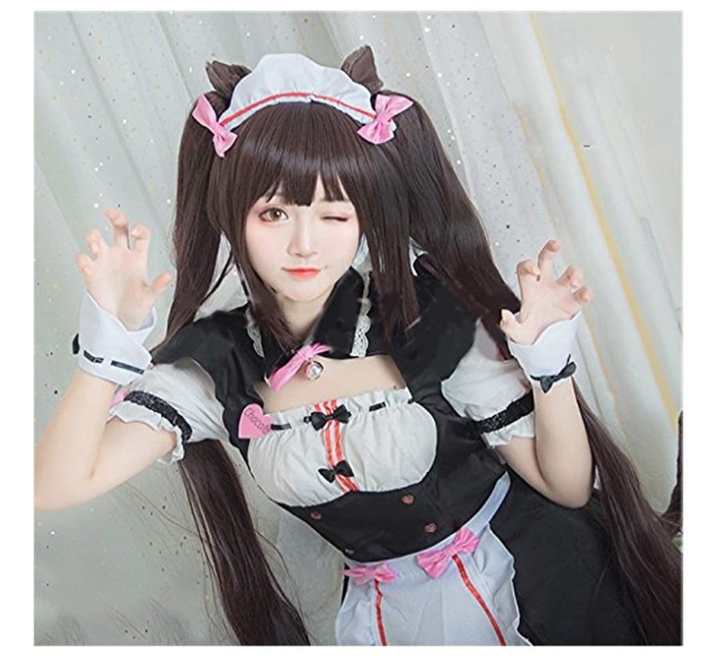 Amazon.co.jp: 【A2HE1X2GDMUCB8】ネコぱら コスプレ メイド服