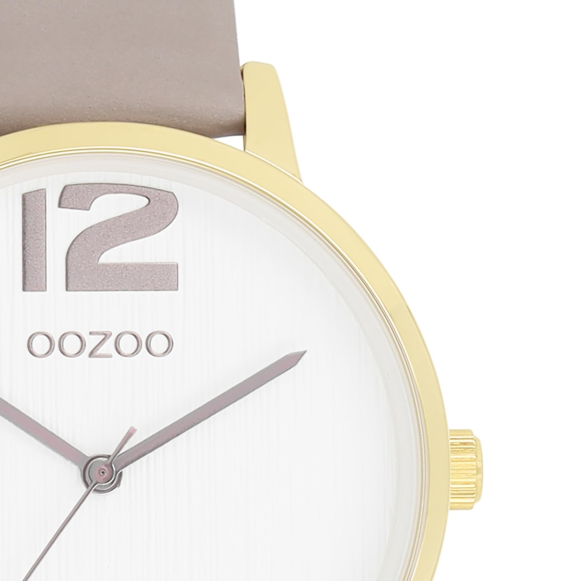 OOZOO Timepieces Damen Uhr | Armbanduhr Damen mit Lederarmband | Hochwertige Uhr für Frauen | Edle Analog Damenuhr in rund