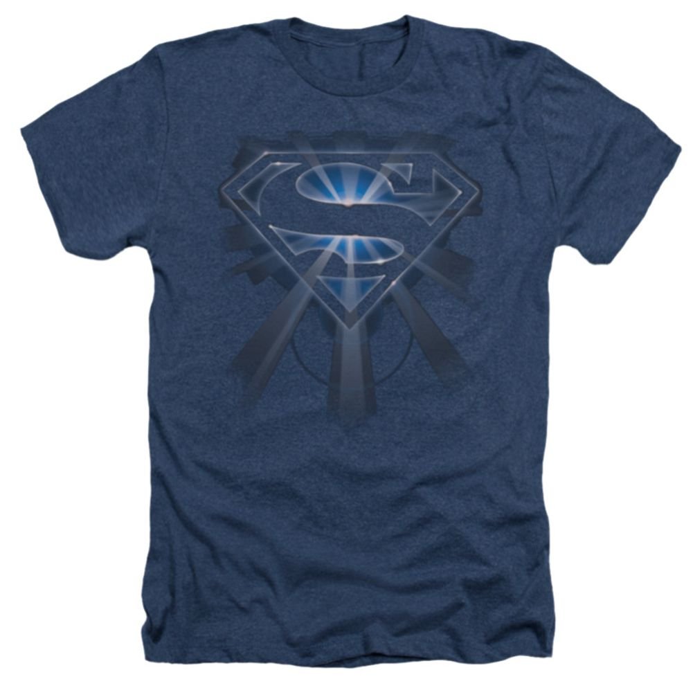 Superman: Glowing Shield Heather T-Shirt