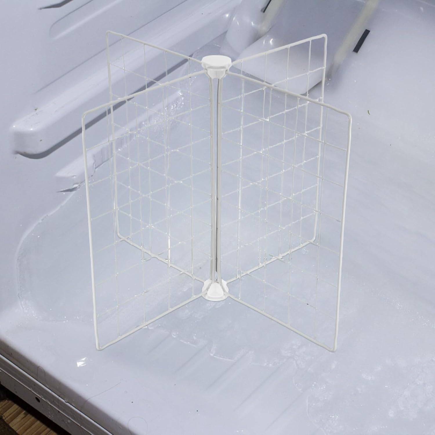 Adjustable Iron Freezer Divider Shelf Separator for Food and Beverages